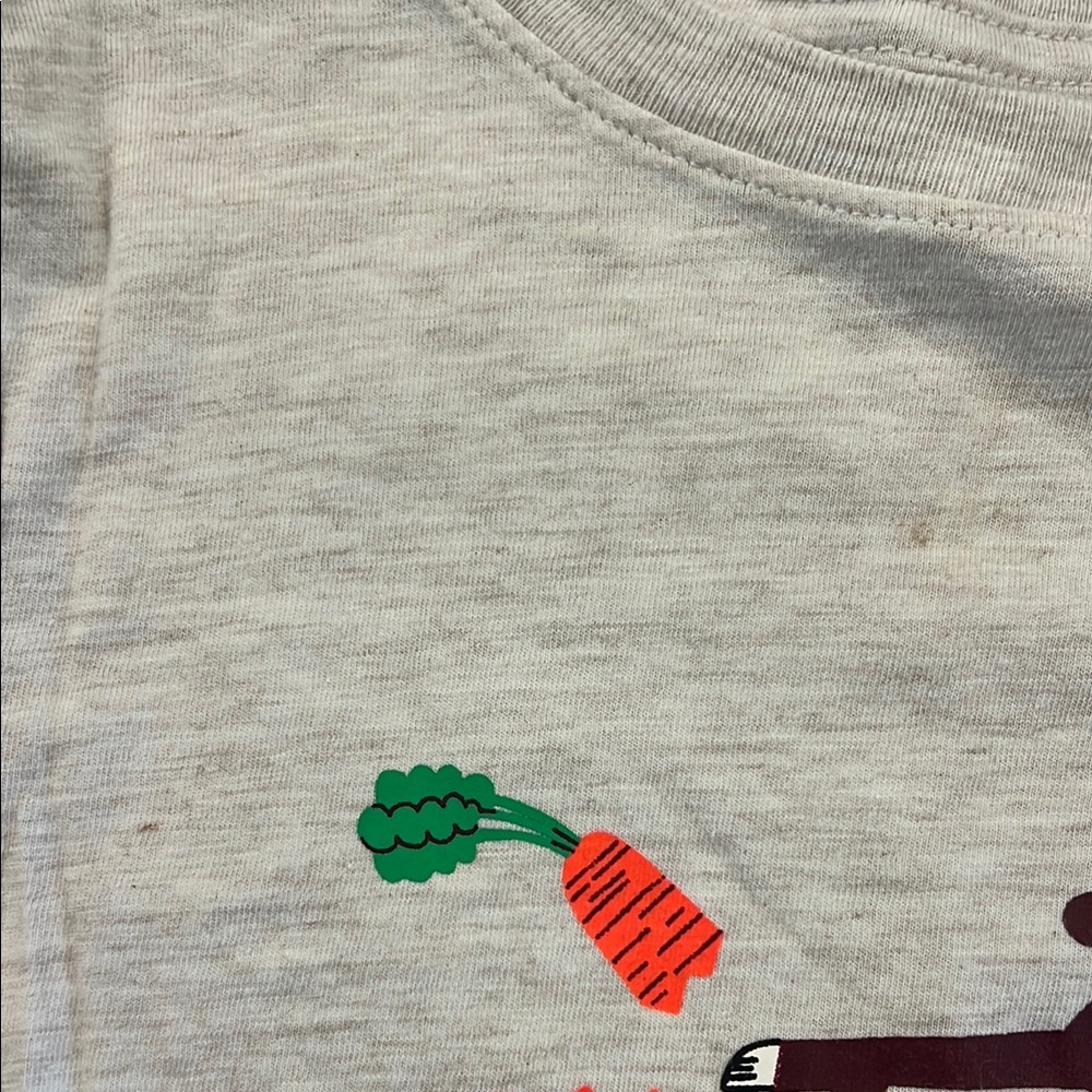 Cat & Jack Beige Kids Shirt with Bunny Print - Picture 6 of 9